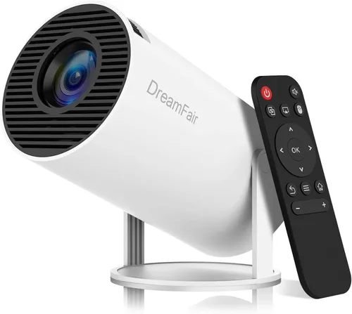 Vista 8 de Mini proyector con WiFi y Bluetooth, soporte 4K proyector de película