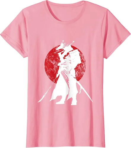 Vista 63 de Vintage Japanese Samurai Retro Bushido Warrior Japan Sword T-Shirt Asphalt Grey