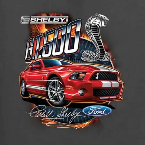 Vista 17 de Wild Bobby Shelby GT500 Cobra - Sudadera con capucha con diseño oficial de Ford Motors Cars and Trucks