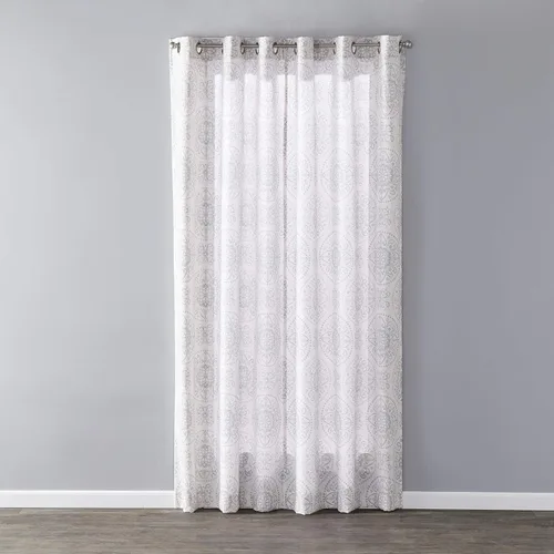 Vista 3 de SKL Home SUNSAFE Kali Panel de filtrado de luz, 40 x 95 pulgadas, gris paloma