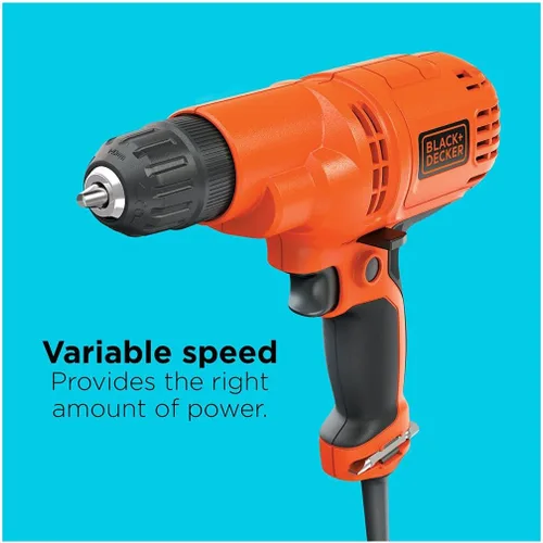 Vista 4 de Taladro Black & Decker DR260C 5.2-Amp, 3/8 pulgadas