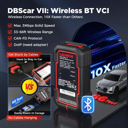 Vista 10 de Launch X431 CRP919XBT Herramienta de escaneo bidireccional inalámbrico con código ECU, 2026 Upgraded of CRP919X, All System Diagnostic OBD2
