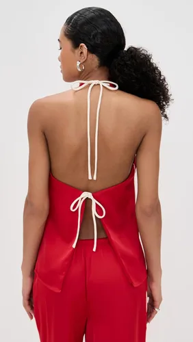 Vista 3 de Seven Wonders Top halter Bailie para mujer