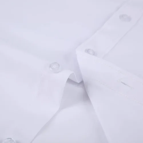 Vista 7 de Camisas de vestir de manga larga para hombre, camisa casual de ajuste regular con botones y bolsillos