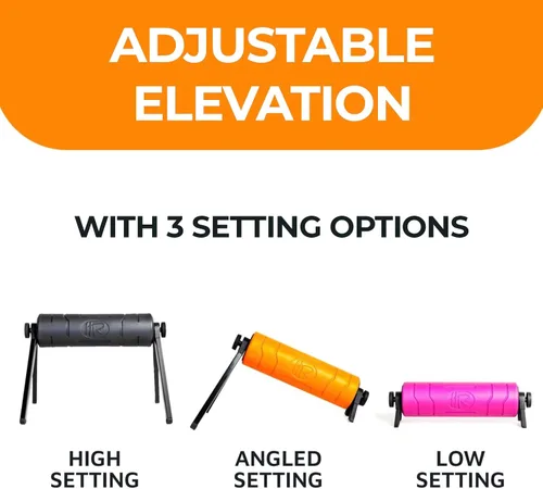 Vista 5 de Activelife - HighRoller, rodillo de espuma ergonómico y elevado, rodillo muscular para terapia física y ejercicio, masaje muscular de tejido