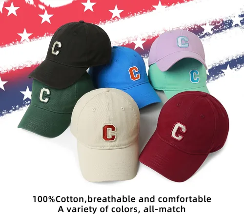 Vista 6 de Baseball Cap Men Women Cotton Dad Hat Classic Plain Hat Adjustable Workout Hats Unisex Low Profile Hat