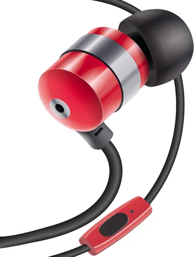 Vista 6 de GOgroove AudiOHM - Auriculares HF con micrófono, graves profundos y cómodos geles de oído (azul) con diseño de aislamiento de ruido, carcasa