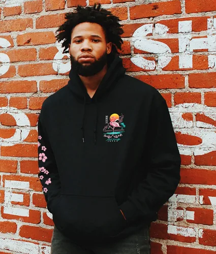 Vista 7 de Riot Society Sudadera con capucha estampada o bordada para hombre