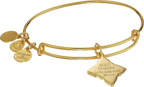 Vista 2 de Alex and Ani The Root Chakra Bangle Shiny Gold One