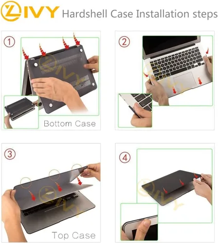 Vista 5 de IVY Funda exclusiva personalizada para MacBook Air Pro 11, 12, 13, 14, 15, 16 con retina M1 M2, carcasa rígida para San Valentín, cumpleaños
