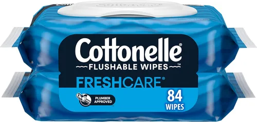 Vista 9 de Cottonelle Fresh Care Toallitas Biodegradables, Paquete de Viaje, 12 Paquetes de Viaje de 10 Paños Cada Uno (120 Unidades)