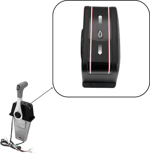 Vista 3 de Para Suzuki motor fuera de borda Montaje de control remoto 67200-93J13 Top Mount Power Trim Remolque