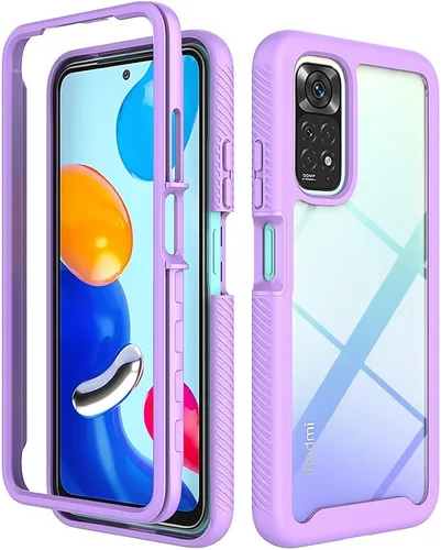 Vista 7 de Funda para Xiaomi Redmi Note 11 - Funda protectora anticaída, amortiguadora - Negro