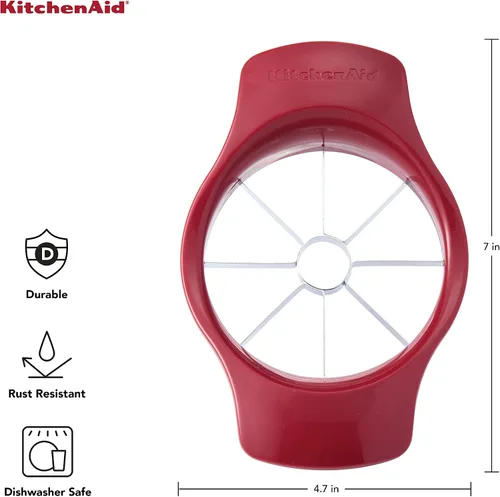 Vista 2 de KitchenAid KE305OHERA - Cortador de frutas clásico, talla única, rojo (paquete de 12)