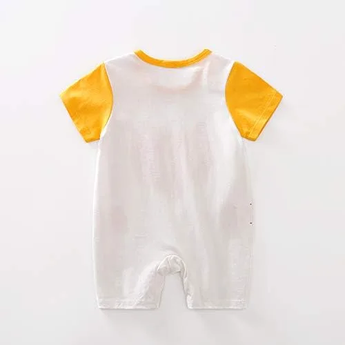 Vista 2 de Yierying - Mono de verano para bebés y niñas, 100 % algodón, diseño de mameluco