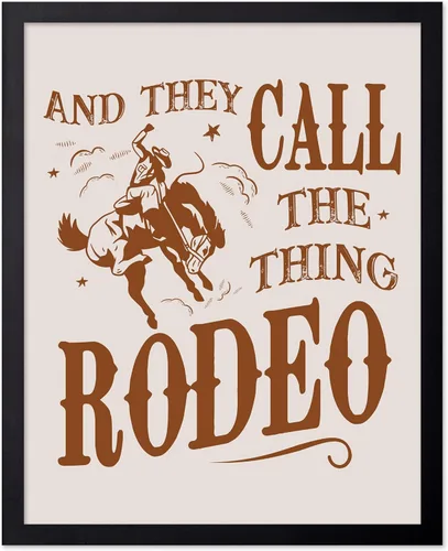 Vista 235 de Poster Master Póster de You've Yeed Your Last Haw - Impresión retro de vaquero marrón - Arte occidental - Arte moderno - Arte del salvaje oeste
