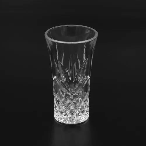 Vista 6 de QUAFFER Vasos de tequila con base pesada, vasos cordiales de 2 onzas (juego de 4) – Forma clásica de vidrio elegante – Auténtico juego de vasos