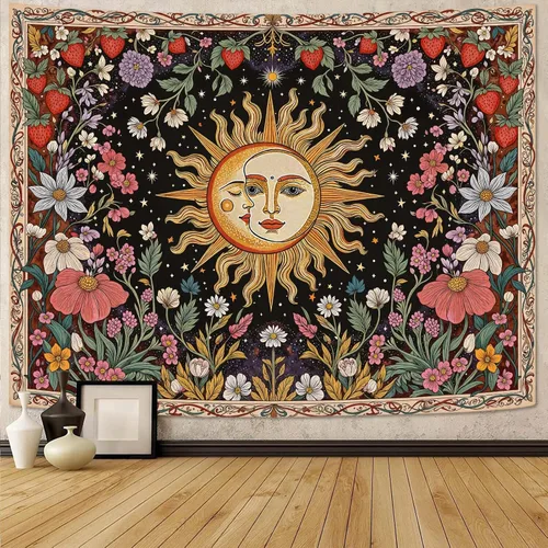 Vista 9 de Accnicc - Tapices Boho de Sol y Luna10127AXS