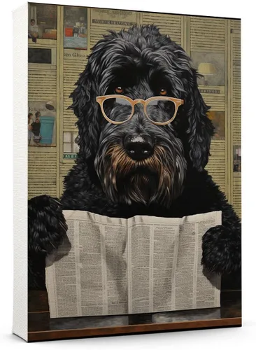 Vista 7 de Thuan Affenpinscher - Póster de lienzo con tus fotos, arte de pared para decoración del hogar, regalo conmemorativo para amantes de las mascotas