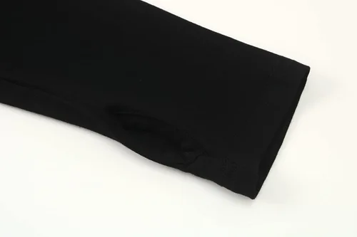 Vista 6 de OThread & Co. Camiseta de manga larga para mujer, cómoda con agujero para el pulgar, capa elástica básica