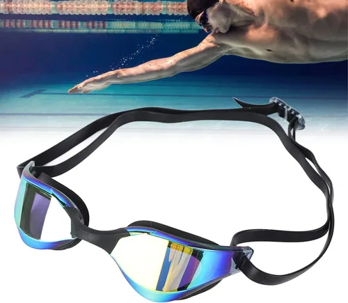 Vista 4 de Gafas de natación para adultos sin fugas Protección UV que compite con gafas de alta resolución