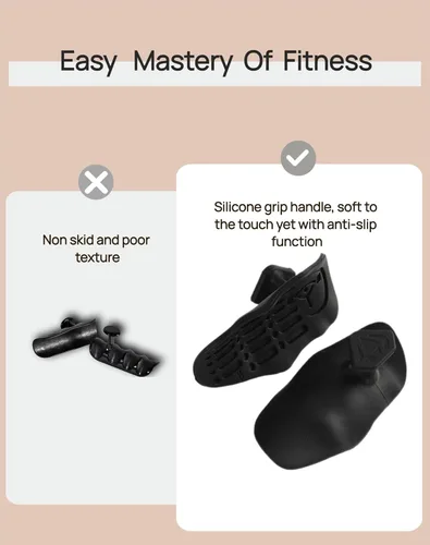 Vista 7 de Guantes de entrenamiento de goma de agarre fuerte para gimnasio, agarres antideslizantes para levantamiento de pesas, agarres ligeros