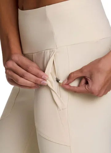 Vista 2 de Avalanche Pantalón combinado elástico tejido frontal de punto ajustado con bolsillos para mujer