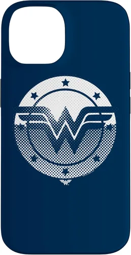Vista 4 de Wonder Woman Funda con logotipo de escudo de medio tono para iPhone 17