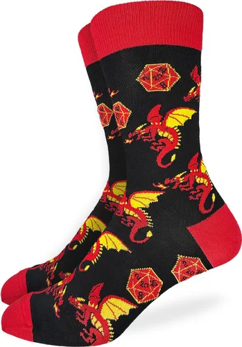 Vista 19 de Good Luck Sock Men's Video Games, Board Games and Toys Socks, Adult Backgammon