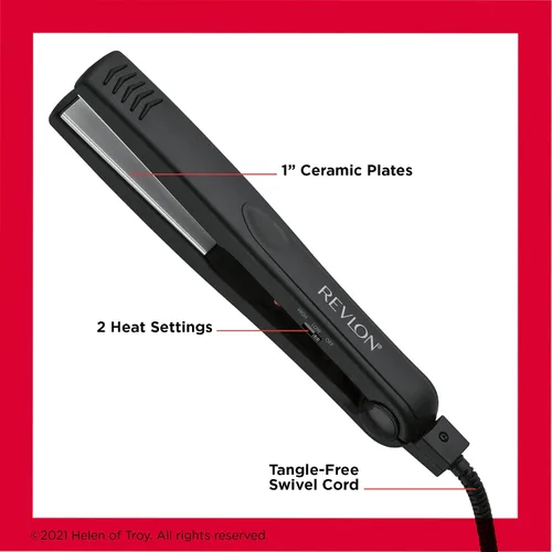 Vista 9 de Plancha para cabello de crámica de tamaño medio Revlon Rvst2043