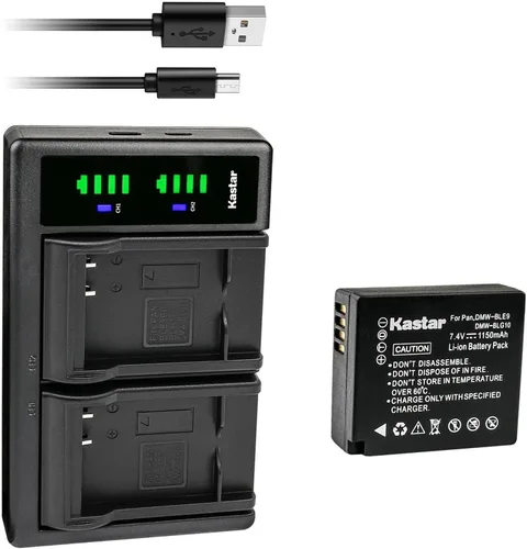 Vista 8 de Kastar Cargador de batería USB LTD2 para batería BP-DC15, cargador BC-DC15, D-Lux tipo 109, D-Lux 7, D-Lux 8, cámaras digitales C-Lux