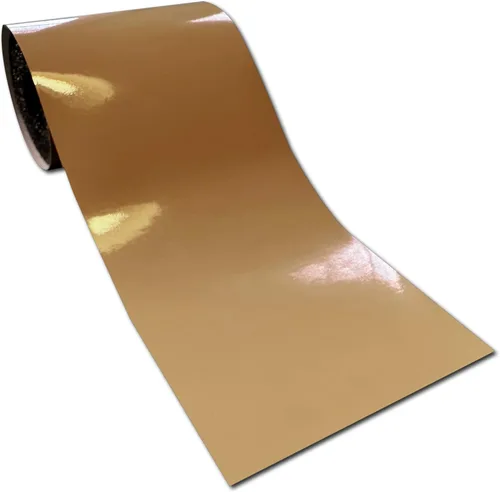 Vista 11 de Calcomanía de vinilo para parabrisas de 6 x 60 pulgadas (3M dorado metálico)
