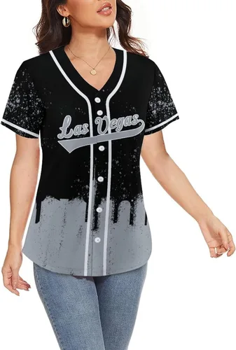 Vista 3 de Camiseta de béisbol personalizada con silueta de ciudad de fútbol, camiseta de graffiti, personaliza tu número de nombre para mujeres, jóvenes