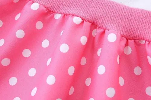 Vista 7 de Mud Kingdom Little Girls Birthday Dress Number Gift Cute Polka Dots