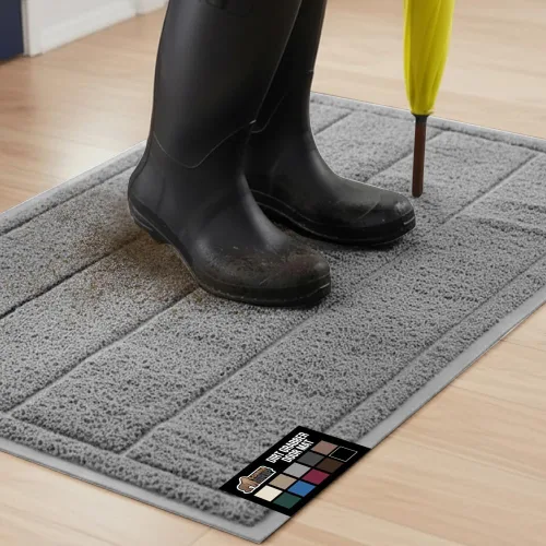 Vista 13 de GORILLA GRIP Dirt Grabber - Tapete de malla para puertas, de bajo perfil, resistente a manchas y decoloración, tiras de secado rápido resistentes