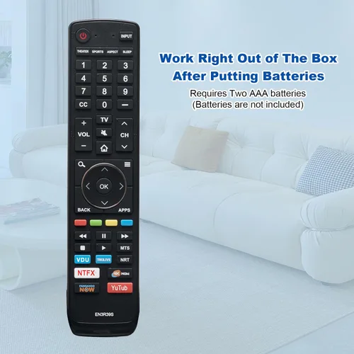 Vista 8 de EN3R39S Reemplazo remoto para Sharp 4K Smart TV LC-50Q7030U LC-55Q7030U LC-43Q7000U LC-43Q7020U LC-43Q7050U LC-43Q7060U LC-43Q7070U LC-43Q70000U