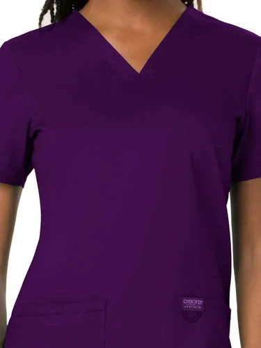 Vista 3 de Workwear Revolution Mujeres Scrubs Top V-cuello WW620