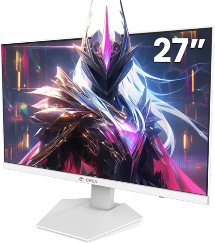 Vista 2 de CRUA Monitor para juegos de 27 pulgadas y 240 Hz, monitor de computadora IPS 2K QHD (2560 x 1440P), compatible con AMD Freesync, 120% sRGB, filtro