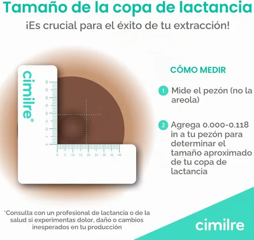 Vista 9 de Extractor de leche eléctrico doble recargable ajustable Cimilre S6+
