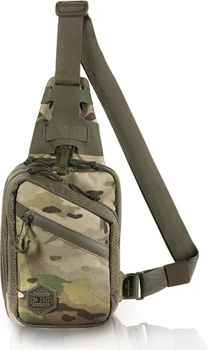Vista 12 de M-Tac Elite - Bolso de transporte táctico EDC con funda oculta para el pecho CCW