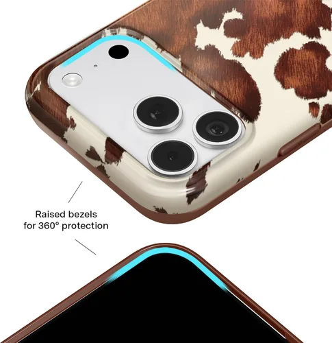 Vista 259 de VELVET CAVIAR Funda para iPhone 15, compatible con MagSafe, probada contra caídas de 10 pies, fundas protectoras de diseño, leopardo color rosa