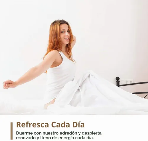 Vista 9 de DWR - Edredón cubierto con tela 100% de algodón, relleno alternativo al plumón, peso para todas las estaciones, tamaño Queen (88 x 88)