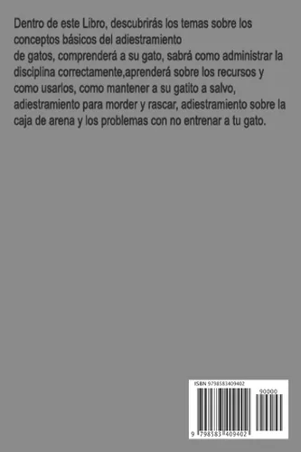 Vista 2 de Entrenando a su Gato (Spanish Edition)