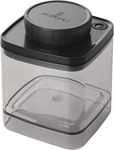 Vista 8 de Turn-N-Seal - Recipiente de café al vacío, no necesita bomba, 0.6 cuartos Recipiente hermético de almacenamiento de granos y granos con placa