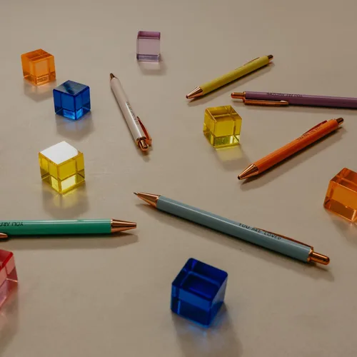 Vista 5 de MESMOS Juego de 6 bolígrafos elegantes de tinta fabricados en Alemania para mujeres, ideas de regalo de agradecimiento para maestras, los mejores