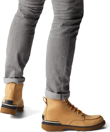 Vista 6 de SOREL Caribou Moc WP Botas de lluvia de cuero impermeables para hombre