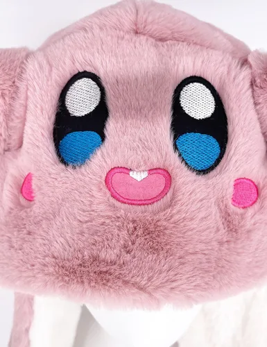 Vista 4 de Kobataro Pink Merch Toys - Gorro de peluche Kawaii con orejas en movimiento para niños, adultos, hombres y mujeres