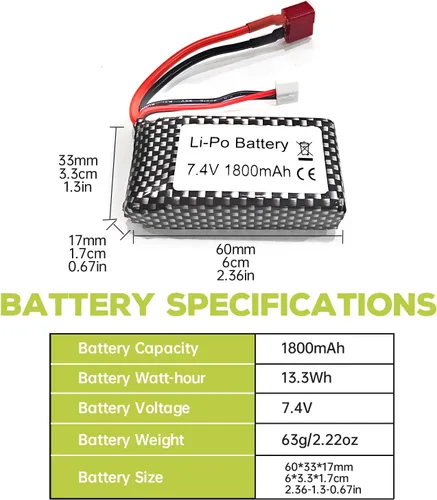 Vista 5 de sea jump Batería de litio de alta velocidad para WLTOYS A959-B A969-B A979-B K929-B 144001 RC batería de repuesto para vehículos todoterreno de alta