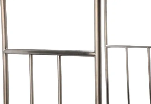 Vista 6 de Carrito de equipaje, 800 lb, ruedas Acero inoxidable cepillado