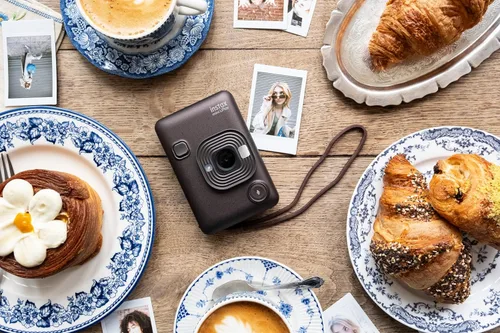 Vista 7 de Cámara instantánea Fujifilm INSTAX Mini LIPLAY Híbrida - Bronce Profundo